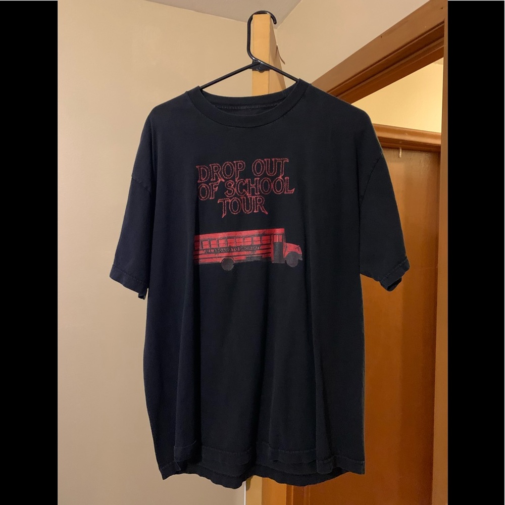 Drop out of school tee
